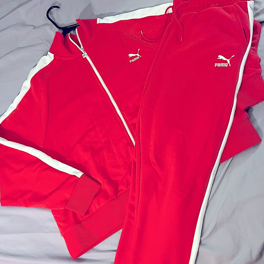 Pink Puma Sweatsuit